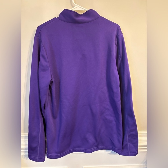 Minnesota Vikings NFL Team Apparel TX3 Warm Purple 1/4 Zip Pullover Size Medium - Picture 5 of 5